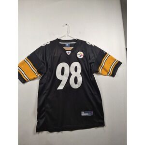 Casey Hampton Pittsburgh Steelers Reebok Authentic On-Field Jersey Size 52